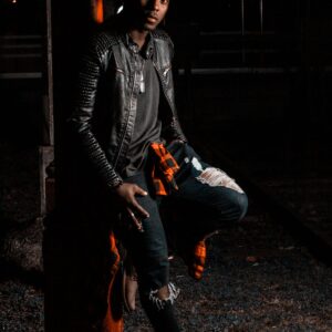Klassische Biker Lederjacke